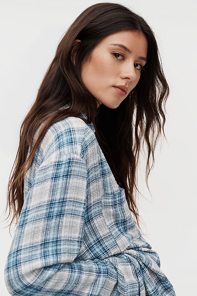 Pilcro Hadley Women's Relaxed Plaid Buttondown Shirt