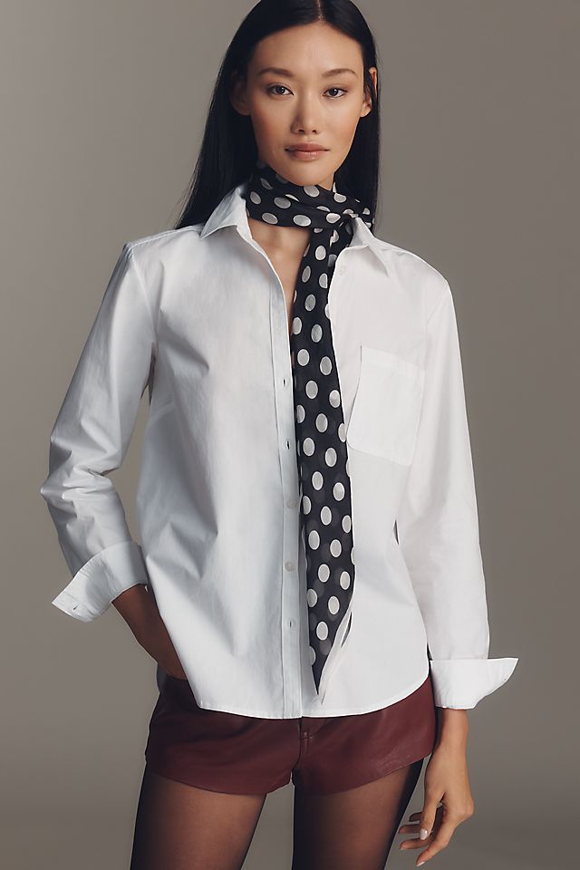 Maeve Kate Women's Classic Buttondown Shirt Cotton