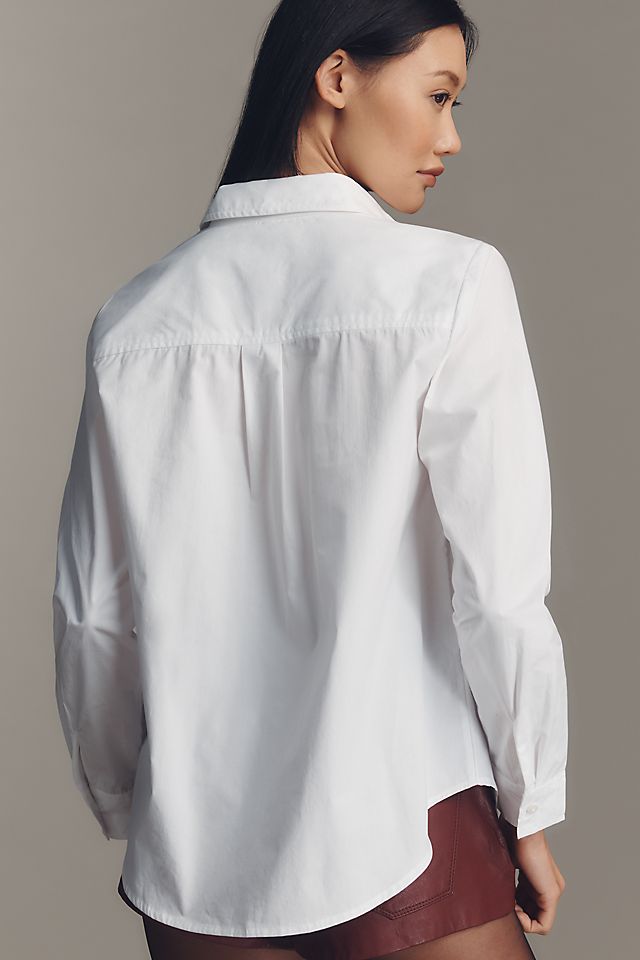 Maeve Kate Women's Classic Buttondown Shirt Cotton