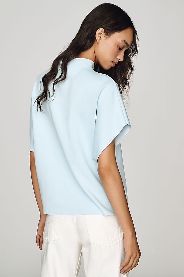 By Anthropologie Whitley Women's Mock-Neck Top Polyester
