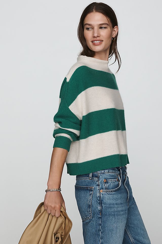 Pilcro Alani Women's Mock-Neck Sweater Cashmere