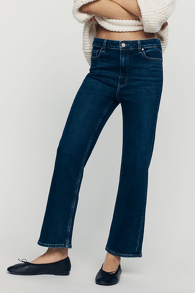 PAIGE Anessa Women's High-Rise Straight-Leg Jeans