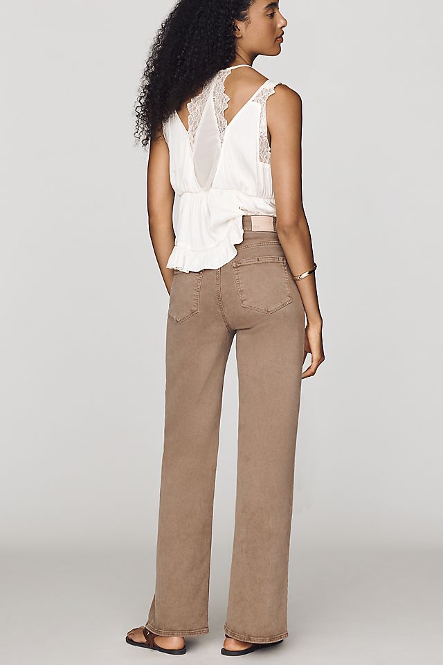 PAIGE Anessa Women's High-Rise Wide-Leg Jeans