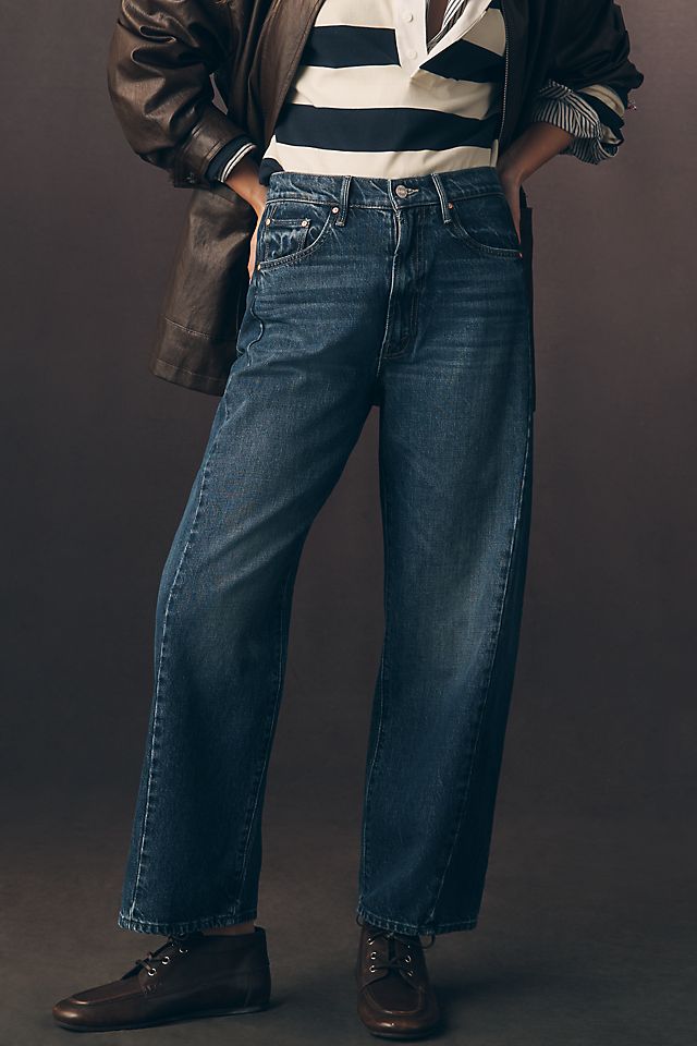 MOTHER The Half Pipe Women's High-Rise Ankle Jeans Cotton