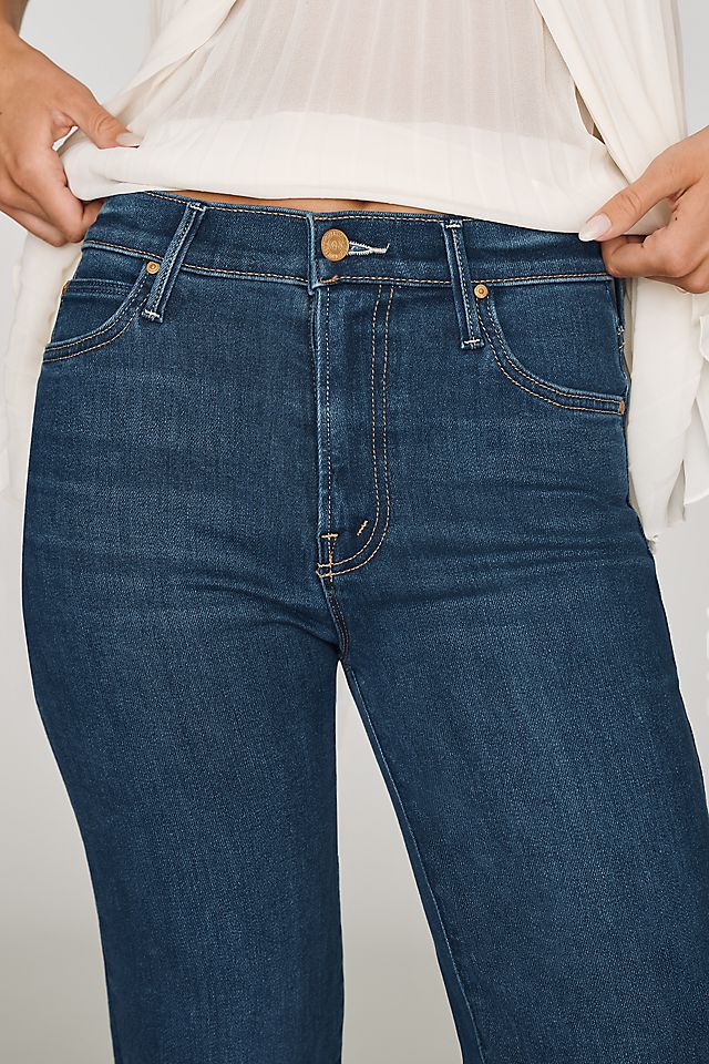 MOTHER Kick It Women's High-Rise Straight-Leg Jeans