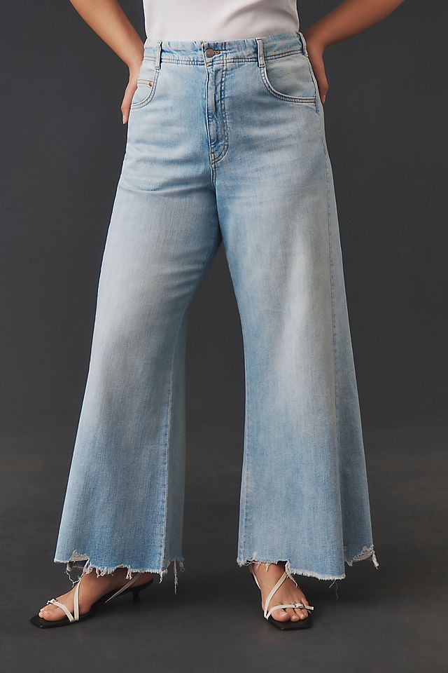 Pilcro Adi Women's Mid-Rise Flare Jeans Cotton