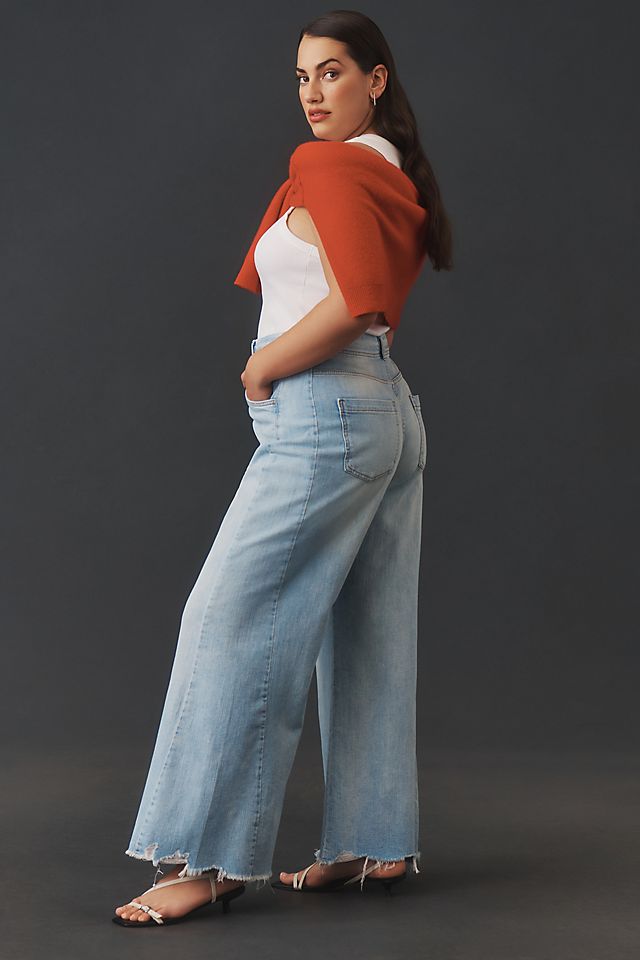 Pilcro Adi Women's Mid-Rise Flare Jeans Cotton