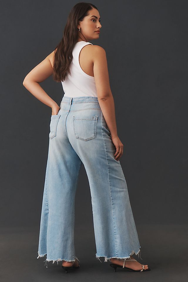 Pilcro Adi Women's Mid-Rise Flare Jeans Cotton
