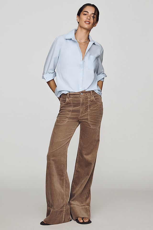 Pilcro Rylan Women's Corduroy High-Rise Flare Jeans