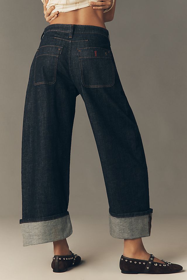 Pilcro Kayden Women's High-Rise Carpenter Barrel Jeans