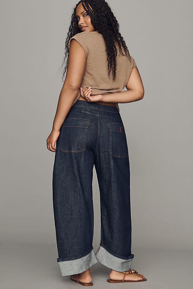 Pilcro Kayden Women's High-Rise Carpenter Barrel Jeans