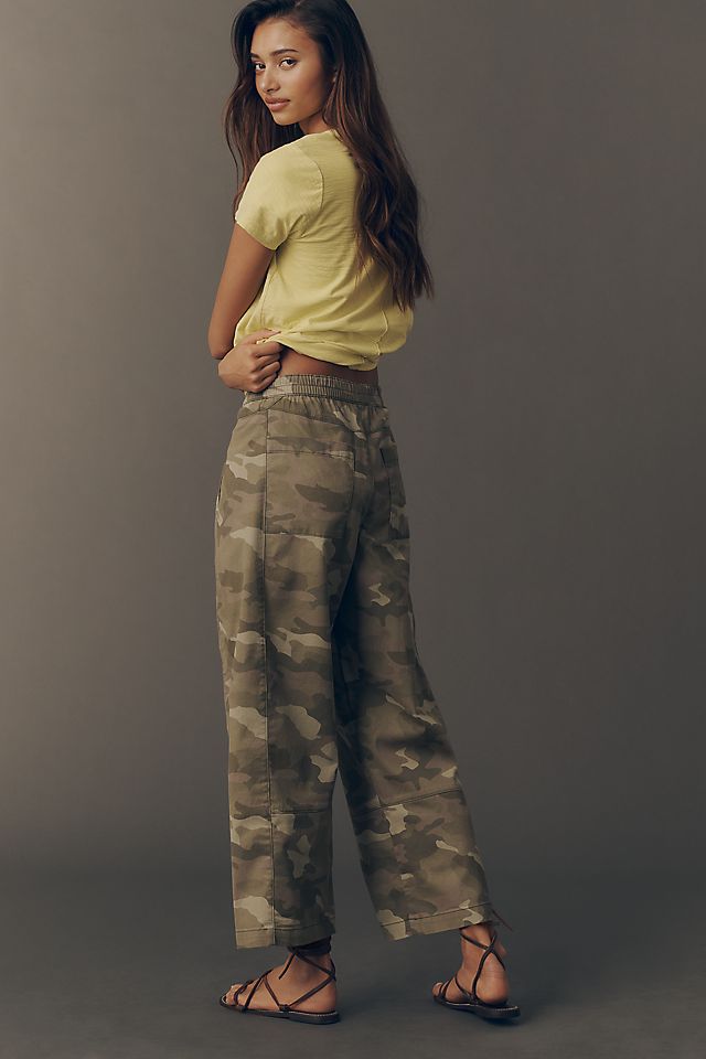 Pilcro Izzie Women's Relaxed Barrel Pants Cotton