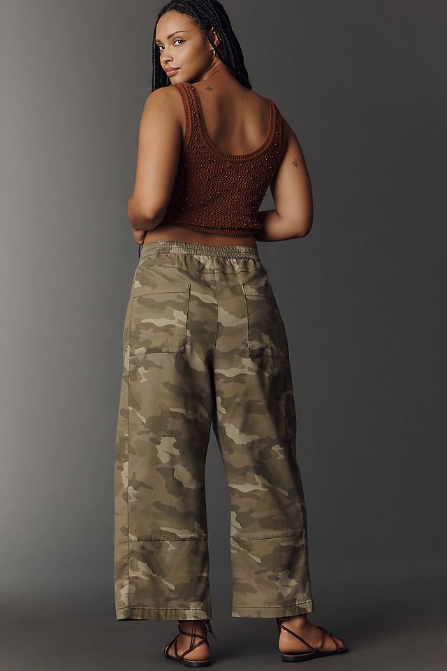 Pilcro Izzie Women's Relaxed Barrel Pants Cotton