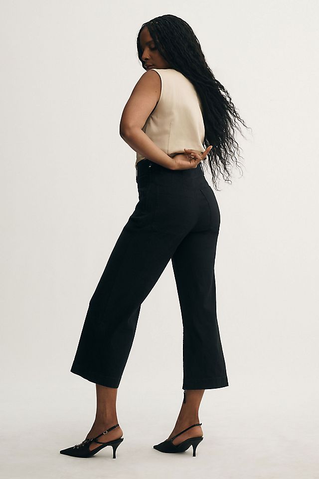 Maeve Colette Women's High-Rise Wide-Leg Pants Magic Fabric