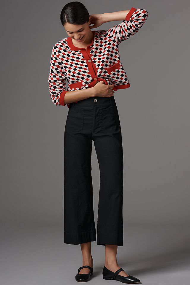 Maeve Colette Women's High-Rise Wide-Leg Pants Magic Fabric