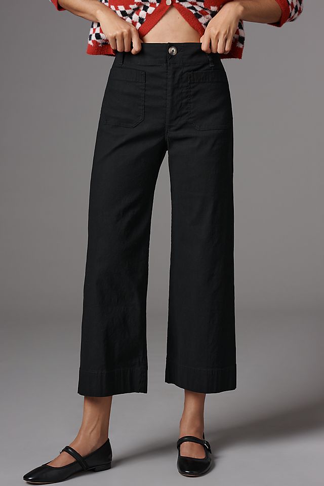Maeve Colette Women's High-Rise Wide-Leg Pants Magic Fabric