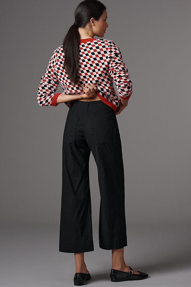 Maeve Colette Women's High-Rise Wide-Leg Pants Magic Fabric