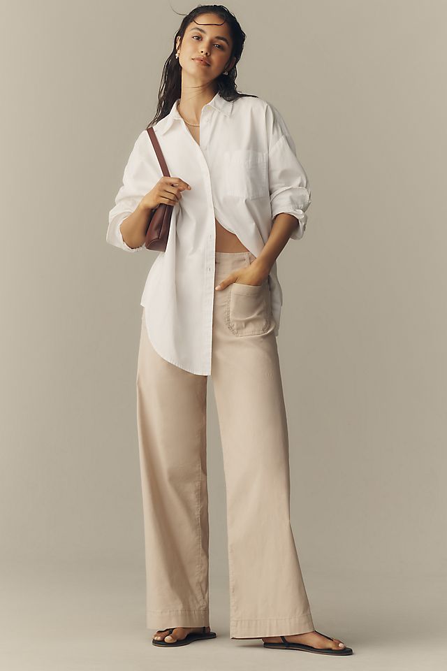 Maeve Colette Women's High-Rise Wide-Leg Pants