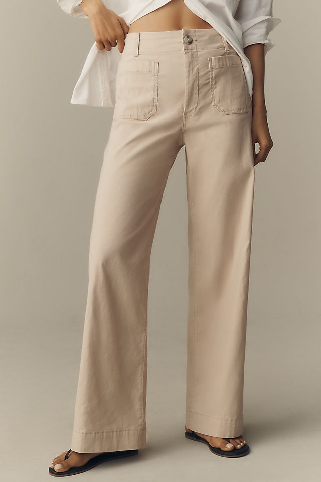 Maeve Colette Women's High-Rise Wide-Leg Pants