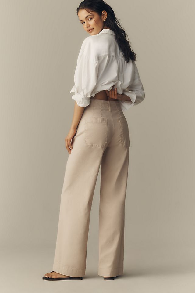 Maeve Colette Women's High-Rise Wide-Leg Pants
