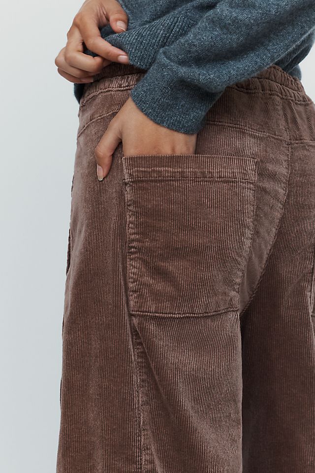 Pilcro Izzie Women's Corduroy Barrel Pants Cotton