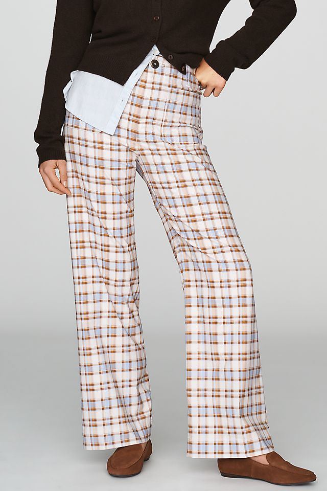 Maeve Colette Women's High-Rise Wide-Leg Pants