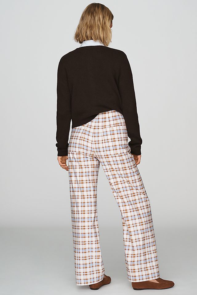 Maeve Colette Women's High-Rise Wide-Leg Pants