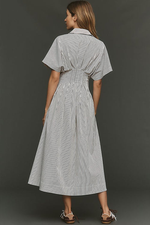Exquise Tobie Women's Shirtdress Cotton